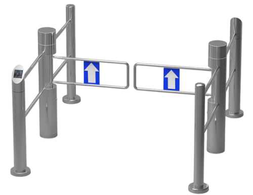 Six Pillars Upright Swing Turnstile, kód: TGW-ST003E